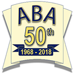 ABA banner celebrating 50 years