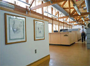 Interior of the Philip Merrill Environmental Center in Annapolis, MD