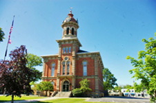 Historic County Courthouse in Chardon, Ohio