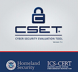 Screen shot of the DHS Cyber Security Evaluation Tool