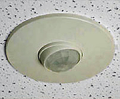 Example of a ceiling-mounted occupancy sensor