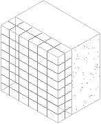 Geometric configuration of a single sided atrium