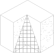 Geometric configuration of a two sided atrium