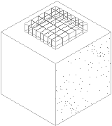 Geometric configuration of a four sided atrium