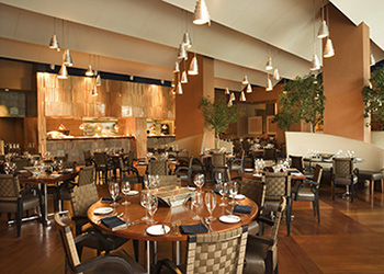 Example of a food service dining room