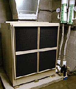 Photo of a geothermal heat pump