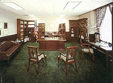 Photo of inside of a typical judicial chambers