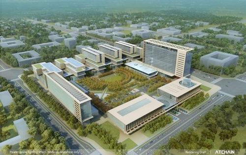 HuaNeng's new research campus along the sixth ring in northern Beijing