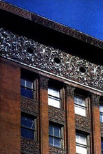 Photo detail of Louis Sullivan's Wainwright Building in St. Louis, MO