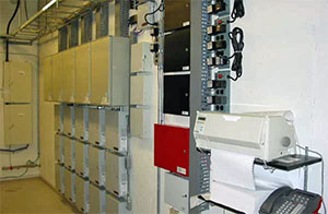 Photo of an integrated security system