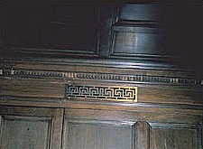 Photo of an elevator cab with character defining features