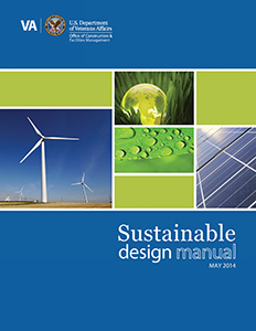 Cover of the VA Sustainable Design Manual, May 2014